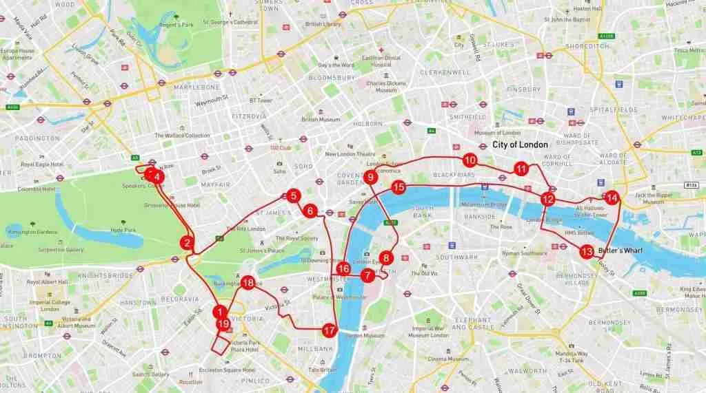 route map hop on hop off london pdf download